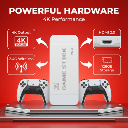 WIRELESS CONSOLE 60,000+ LICENSED GAMES + 2 FREE CONTROLLERS