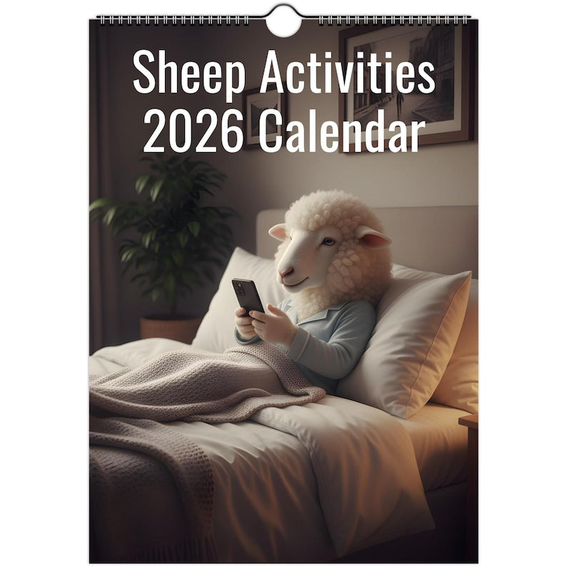 Sheep Calendar 2026 - Daily Activities