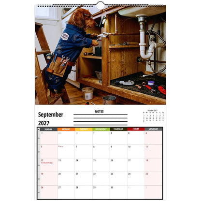 ✨ Funny Dachshund Wall Calendar 2027