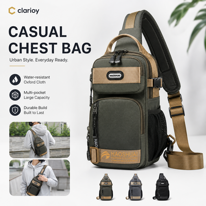 💼Adjustable Oxford Cloth Casual Chest Bag – Stylish & Durable ✨