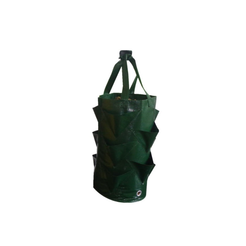 Hanging Planter Bag with Side Pockets