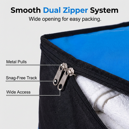 ⏰Last 4 hours Sale:£8.99!!🧳 Collapsible Storage and Moving Bag – Heavy-duty handles & zippered closure – Folds flat, perfect for moving, travel or closet organization – reusable & easy to clean 🏠3