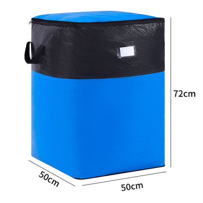 ⏰Last 4 hours Sale:£8.99!!🧳 Collapsible Storage and Moving Bag – Heavy-duty handles & zippered closure – Folds flat, perfect for moving, travel or closet organization – reusable & easy to clean 🏠3