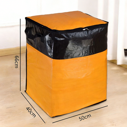 ⏰Last 4 hours Sale:£8.99!!🧳 Collapsible Storage and Moving Bag – Heavy-duty handles & zippered closure – Folds flat, perfect for moving, travel or closet organization – reusable & easy to clean 🏠3