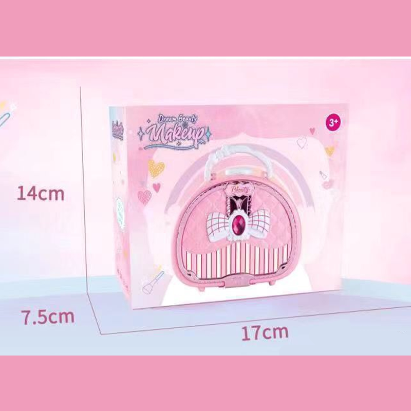 🎉 2026 Sale — Over 26,000 Sold!💖 Kids Washable Makeup Toy Set with Portable Pink Handbag 👛