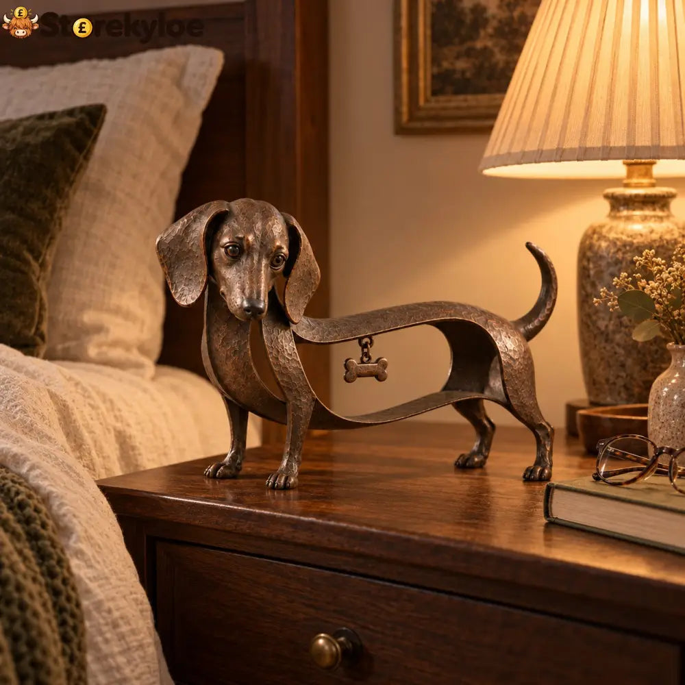 🐾 Vintage Dachshund Sculpture: A Little Dog With a Lot of Heart
