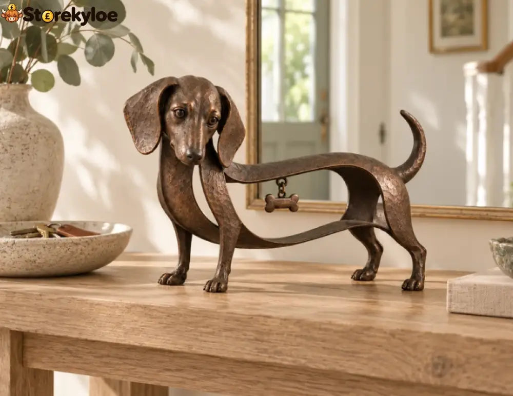 🐾 Vintage Dachshund Sculpture: A Little Dog With a Lot of Heart