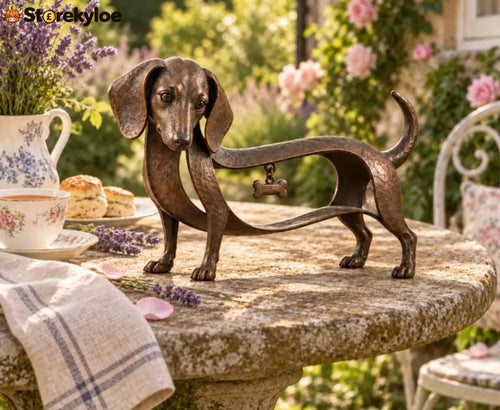 🐾 Vintage Dachshund Sculpture: A Little Dog With a Lot of Heart
