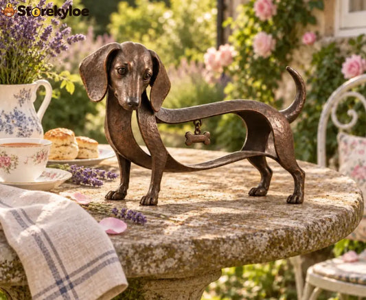 🐾 Vintage Dachshund Sculpture: A Little Dog With a Lot of Heart